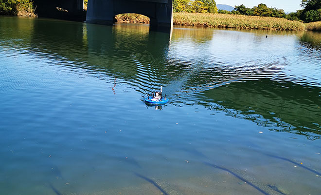 水路点検に最適なドローン