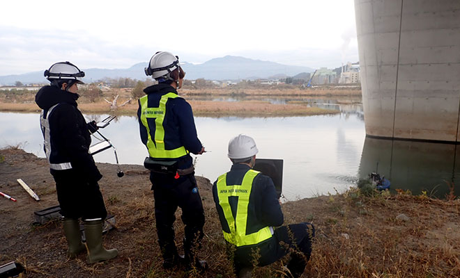 水路点検の導入支援