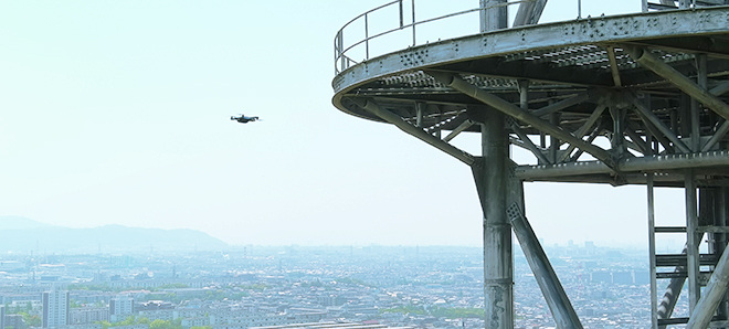 鉄塔点検 昇降できる人材の減少をサポート