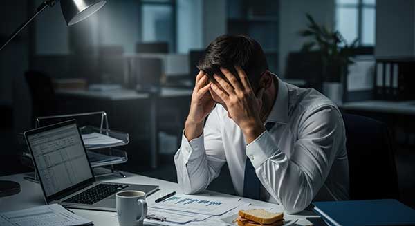 業務が特定時期に集中し、残業が常態化